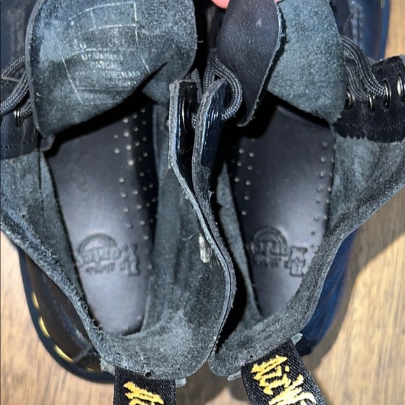 Dr. Martens Pascal Black Leather Boots Ladies Size 6 - Picture 9 of 14